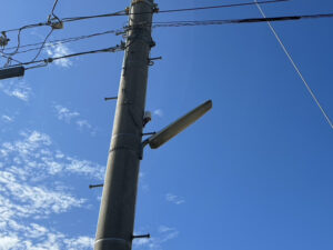 延岡市で実施した防犯灯の取り替え工事｜自治会さまからのご依頼による電気工事事例